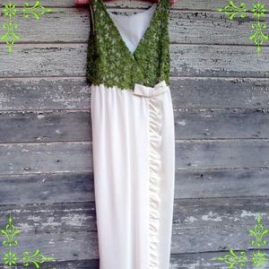 VINTAGE Glam Gazebo Garden Party Gown Dress